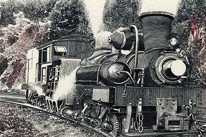 阿里山登山大车